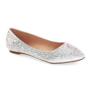 Lauren Lorraine Lizzy Embellished Flats